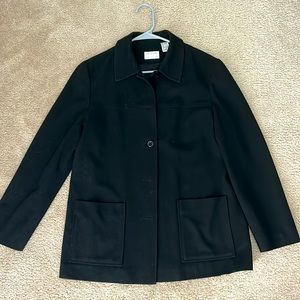 Black versatile lightweight jacket